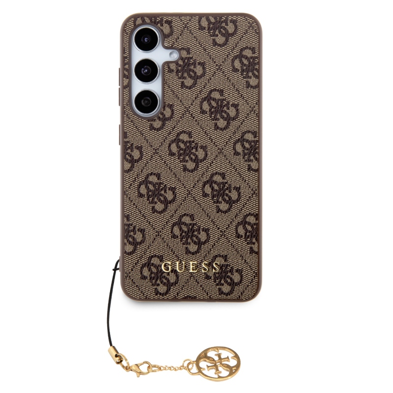 Guess 4G Charm hátlap Samsung Galaxy S24 barna hátlap Samsung Galaxy S24 barna