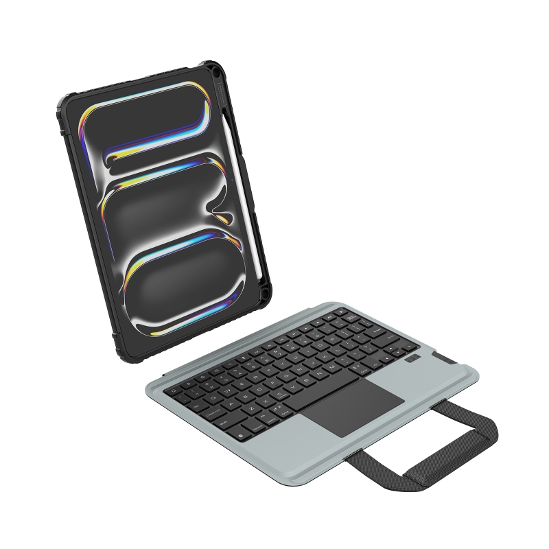 Nillkin Bumper GO billentyűzet tok (háttérvilágításos verzió) iPad Pro 11 2024 Fekete