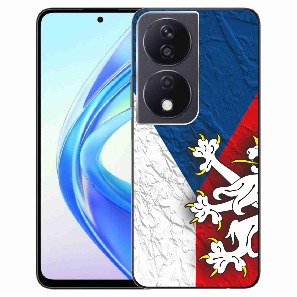 Zselés borítás mmCase a Honor X7b/Honor 90 Smart - cseh zászló 1