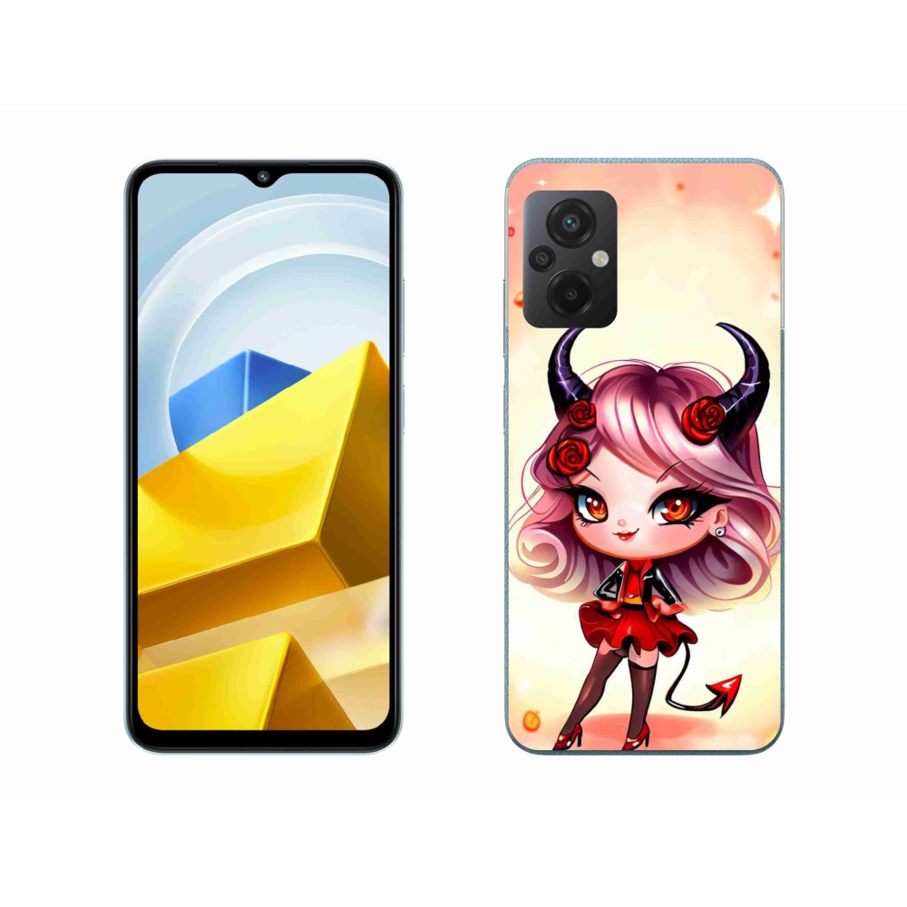 Gél borító mmCase a Xiaomi Poco M5 4G-hez - rajzfilm ördög