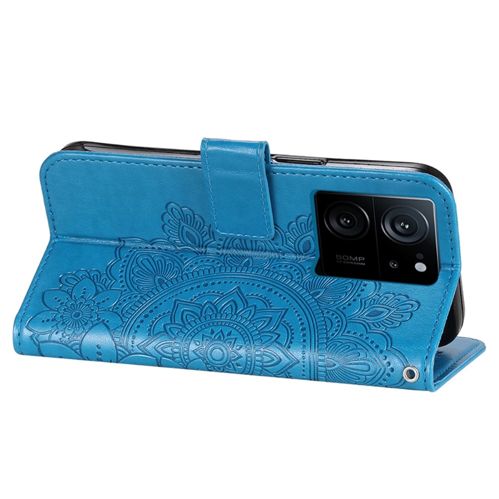 Mandala könyv tok Xiaomi 13T/13T Pro készülékhez - kék