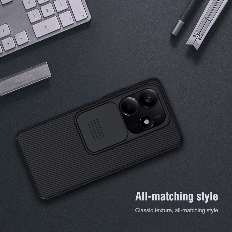 Nillkin CamShield hátlap Xiaomi Redmi Note 14 5G kékhez