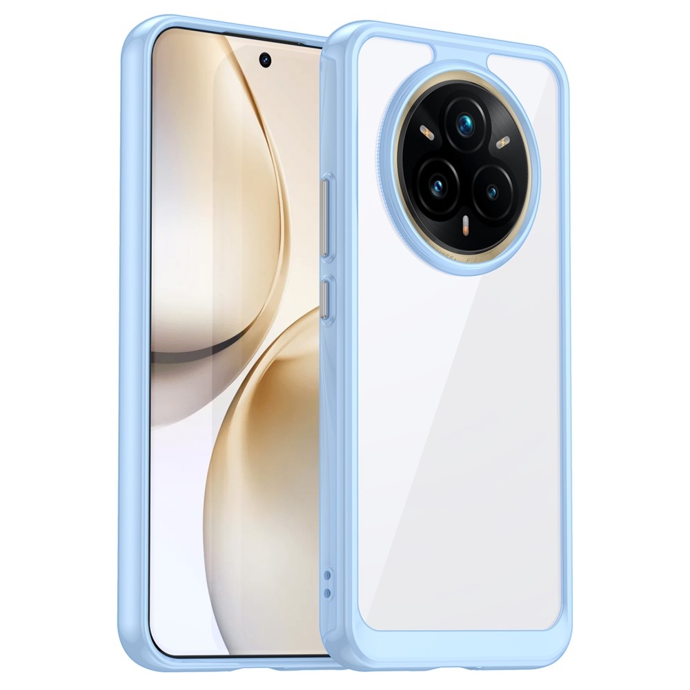 Gél tok fix hátlappal a Realme 14 Pro+ 5G készülékhez - kék
