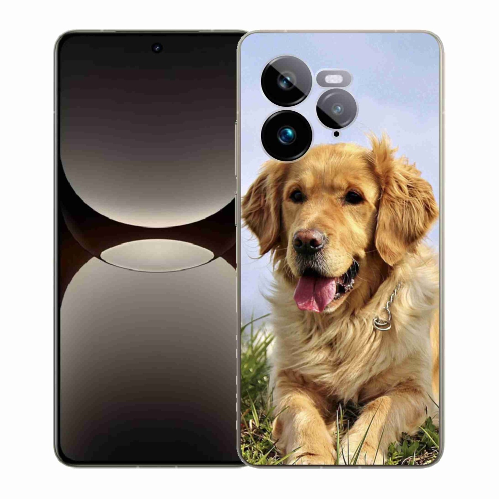 Gél borítás mmCase a Realme GT 7 Pro 5G számára - arany retriever