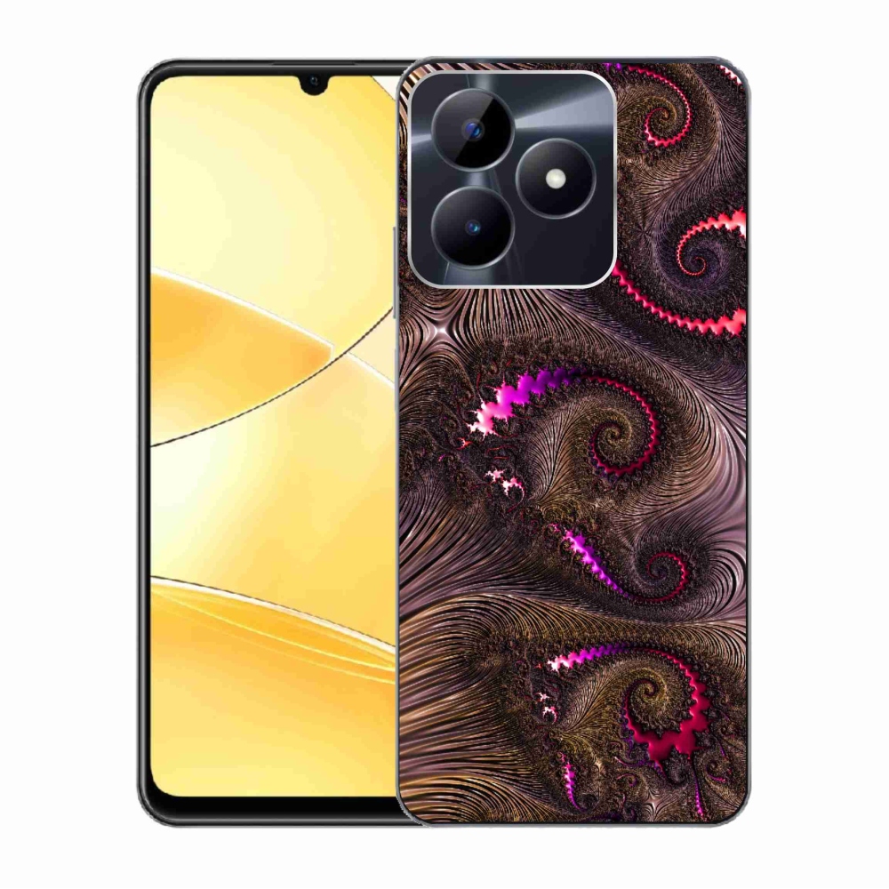 Zselés tok mmCase a Realme C51/C53 készülékhez - absztrakt motívum 24