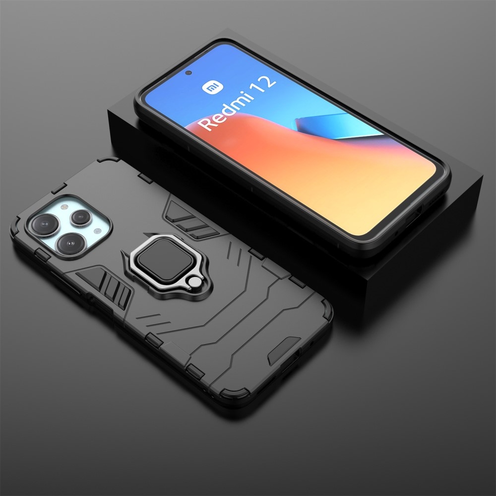 Guardy tartós borító a Xiaomi Redmi 12 4G/5G készülékhez - fekete