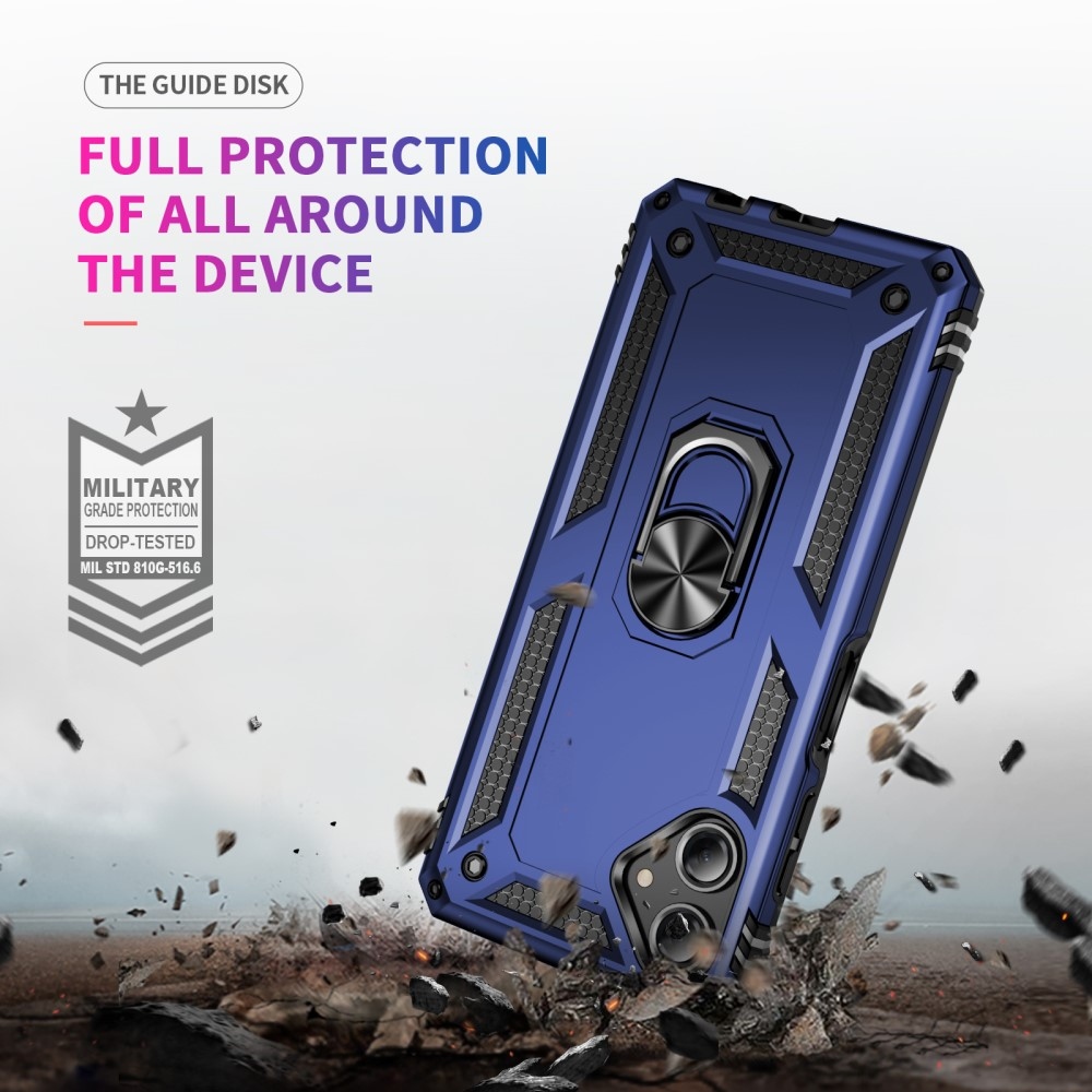 Gyűrűk tartós borítása Samsung Galaxy A06 4G készülékhez - kék