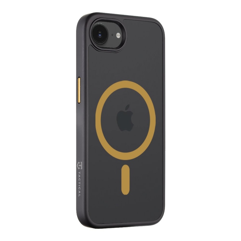 Taktikai MagForce Hyperstealth 2.0 borító iPhone 16e fekete/sárga színű készülékhez