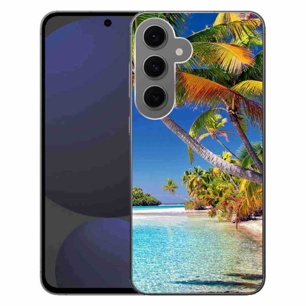 Gél tok mmCase Samsung Galaxy S24 FE készülékhez - tengerparti tengerpart