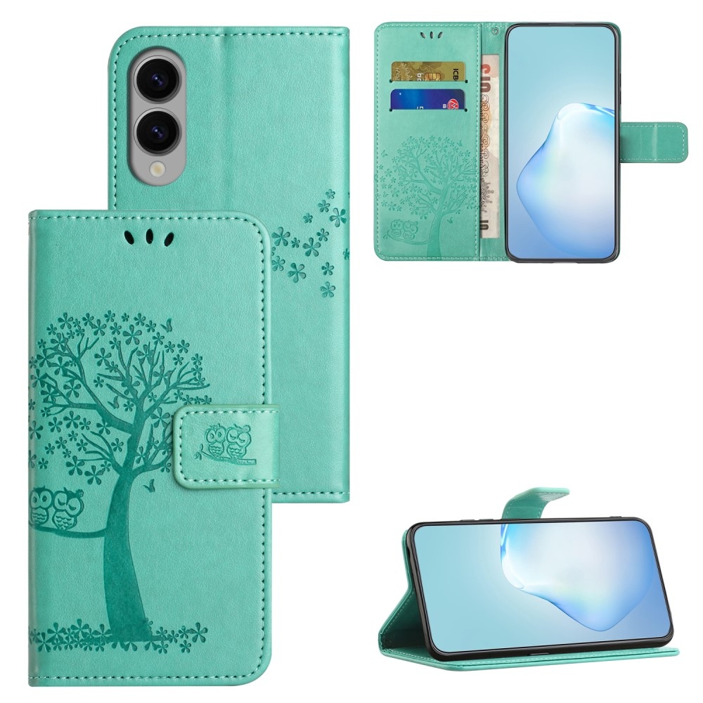 Fa könyv tok Samsung Galaxy S25 Edge készülékhez - teal - teal