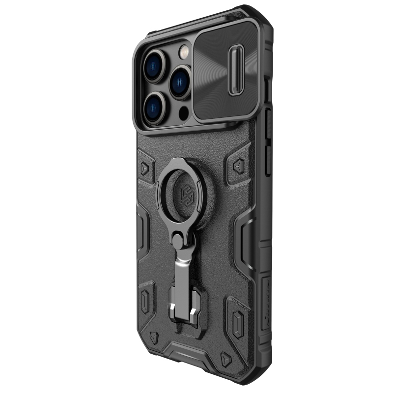 Nillkin CamShield Armor PRO mágneses hátlap Apple iPhone 14 Pro készülékhez Fekete