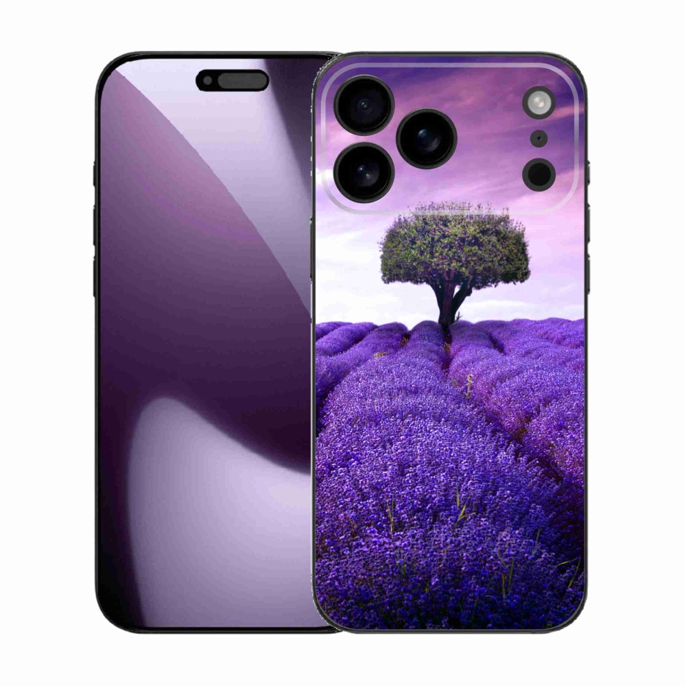 Gél védőhuzat mmCase iPhone 17 Pro Max készülékhez - levendula rét
