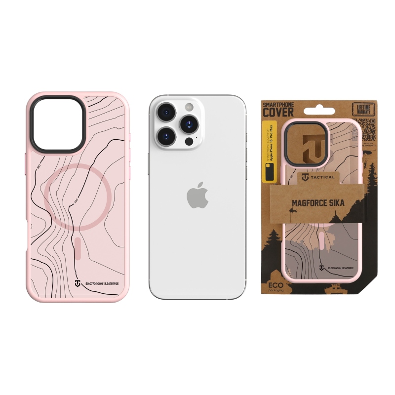 Taktikai MagForce Hyperstealth Sika borító iPhone 16 Pro Max rózsaszín párduchoz