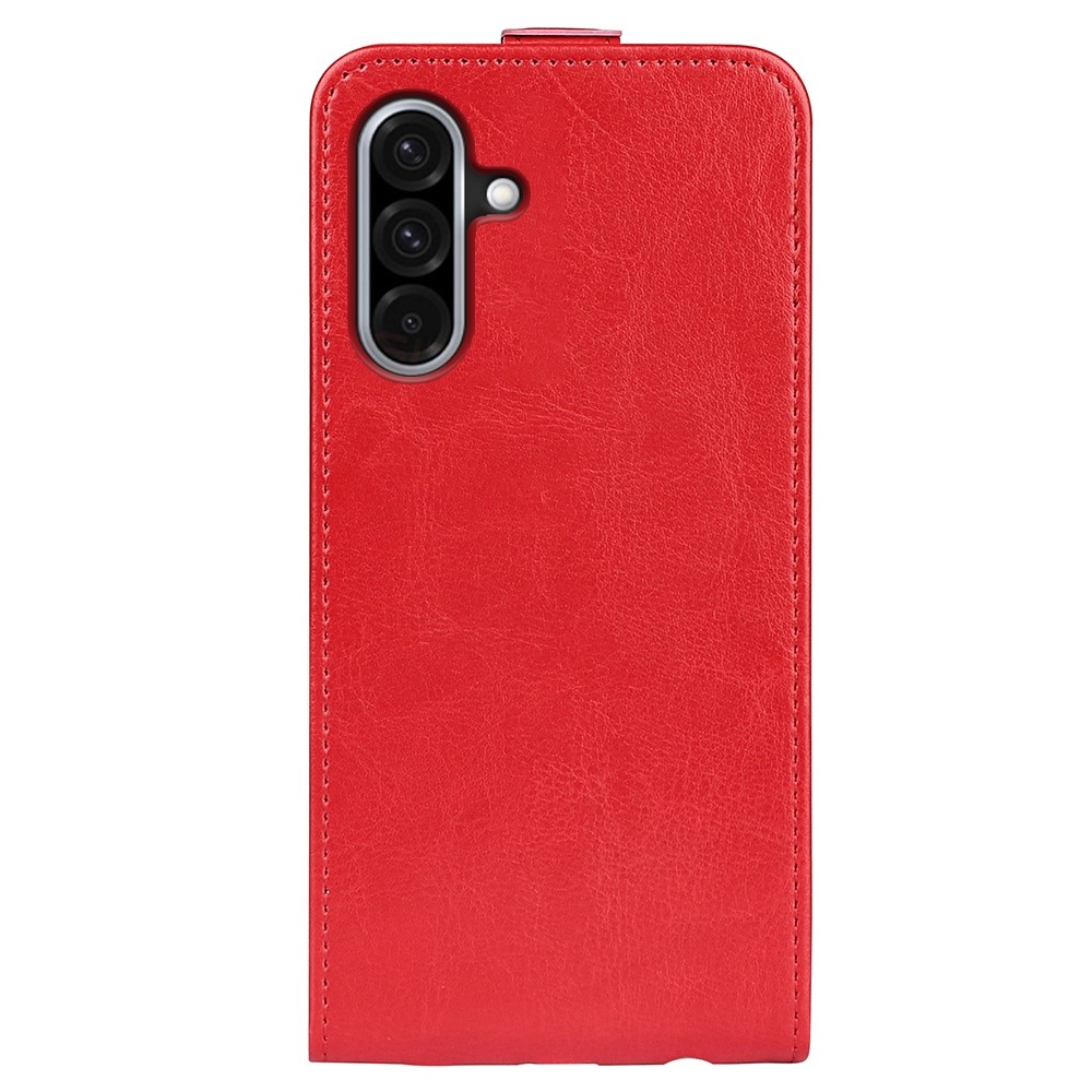 Függőleges könyvecske tok Samsung Galaxy A36 5G/A56 5G - piros