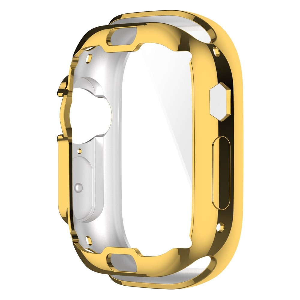 Puha, felpattintható zselés védőtok Apple Watch Ultra/Ultra 2 49 mm-es órához - arany színű