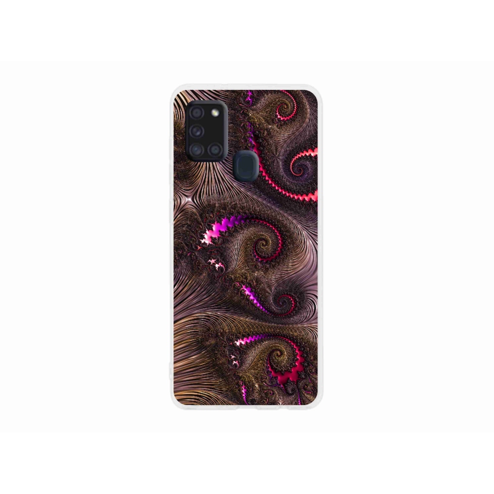 Zselés borítás mmCase Samsung Galaxy A21s készülékhez - absztrakt motívum 24