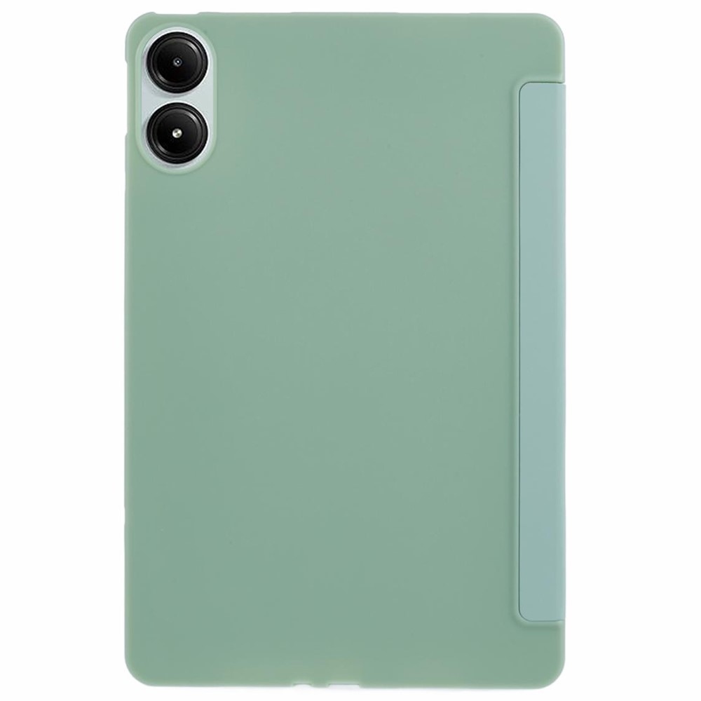 Összecsukható intelligens záró tok Xiaomi Redmi Pad Pro 4G/5G tablethez - világoszöld