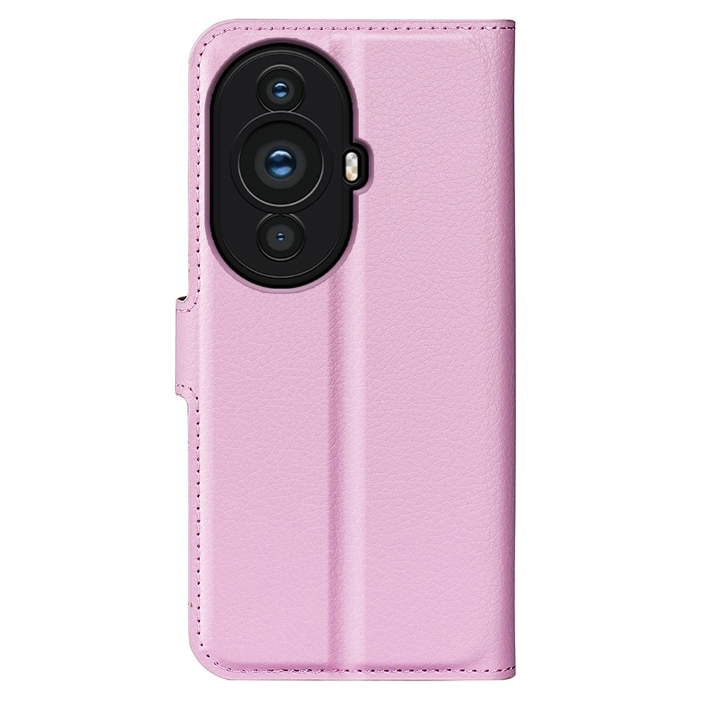 Litchi könyv tok a Huawei Nova 11-hez - rózsaszínű