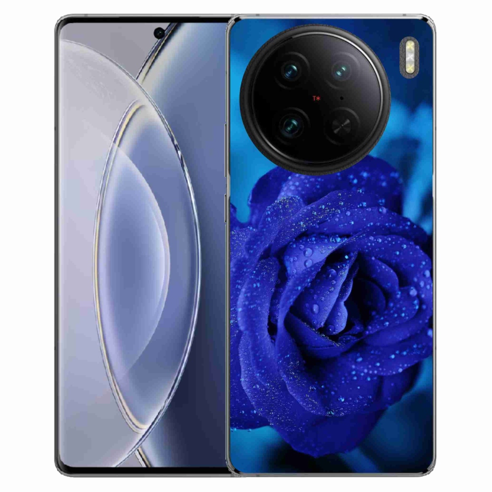 Gél tok mmCase a Vivo X90 Pro készülékhez - kék rózsa