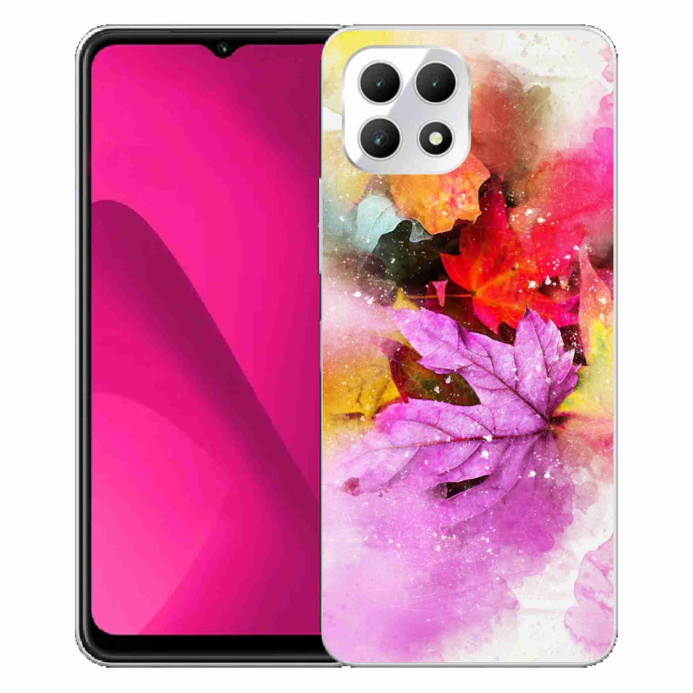 Zselés borítás mmCase a T-Mobile T Phone 2 készülékhez - színes levelek