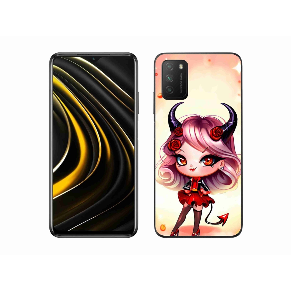 Gél borítás mmCase a Xiaomi Poco M3-hoz - rajzfilm ördög