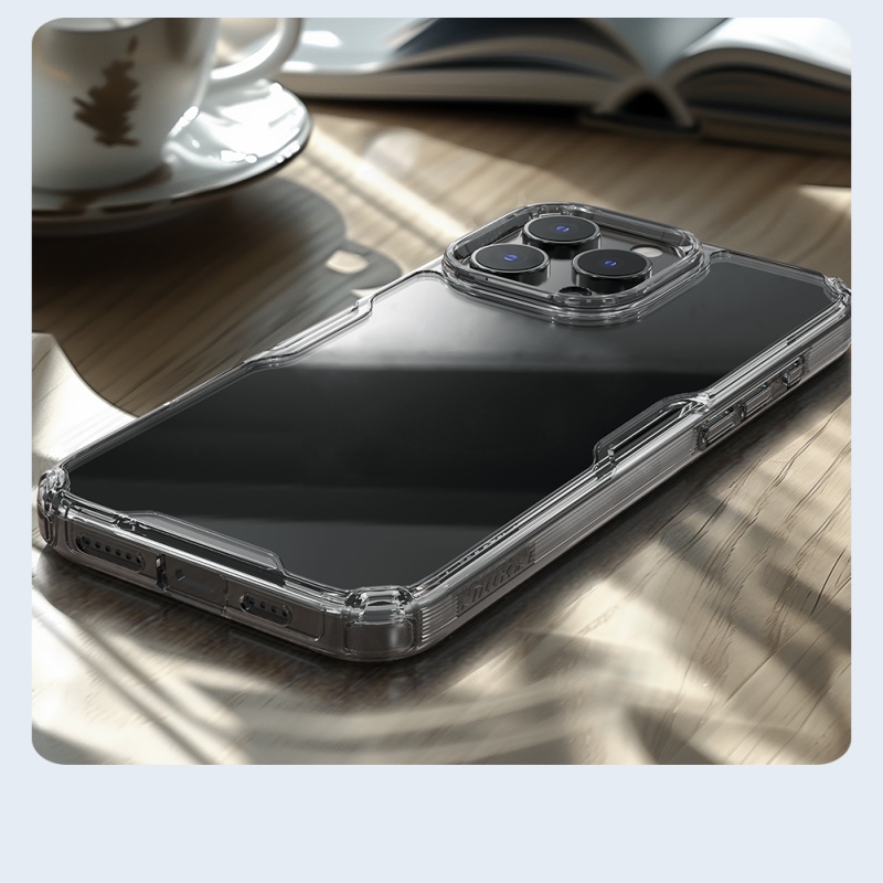 Nillkin Nature TPU PRO borítás Apple iPhone 16 Pro készülékhez Átlátszó