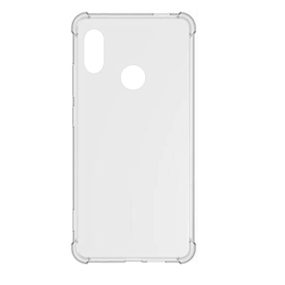 Gél átlátszó tok megerősített sarkokkal a Xiaomi Mi A2 Lite készülékhez - átlátszó
