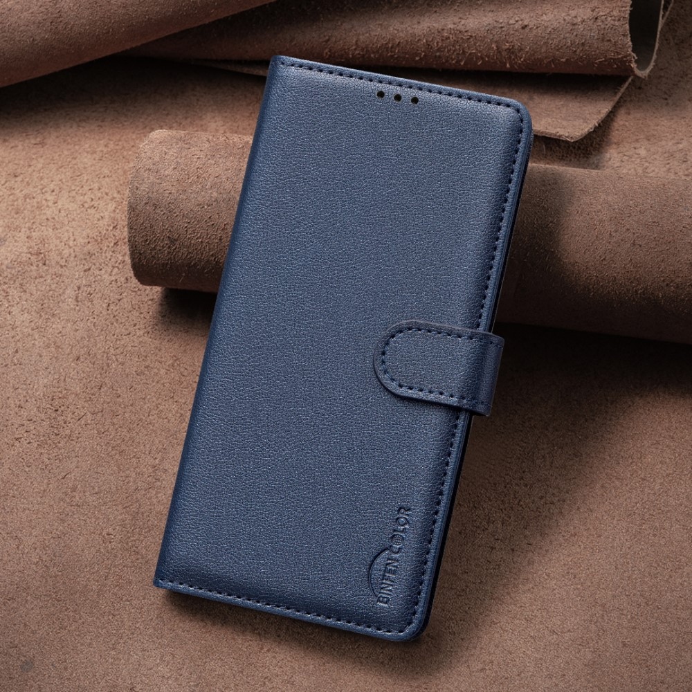 BINFEN könyv tok Xiaomi 15 Pro-hoz - kék
