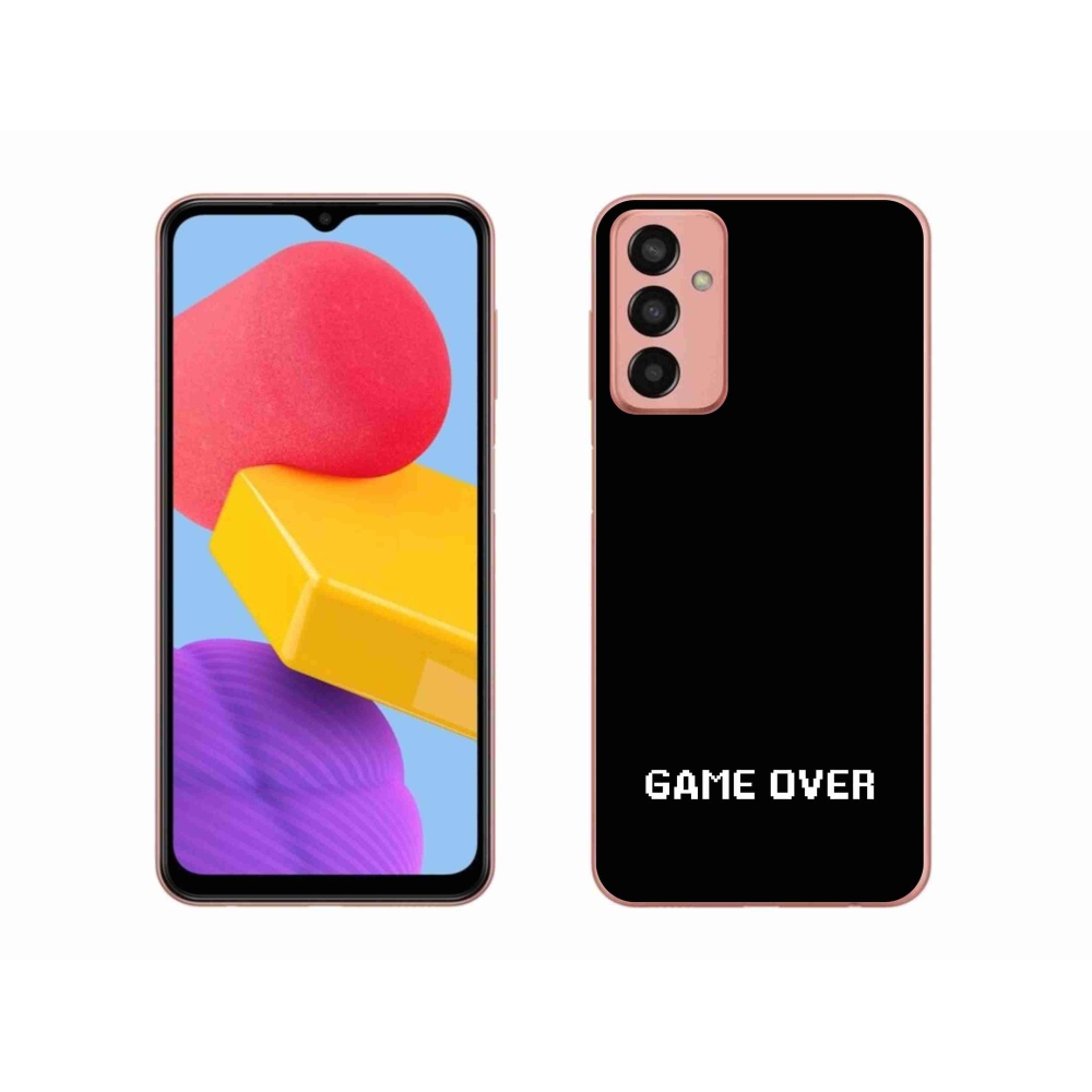 Gél borító mmCase Samsung Galaxy M13 - játék fekete háttérrel