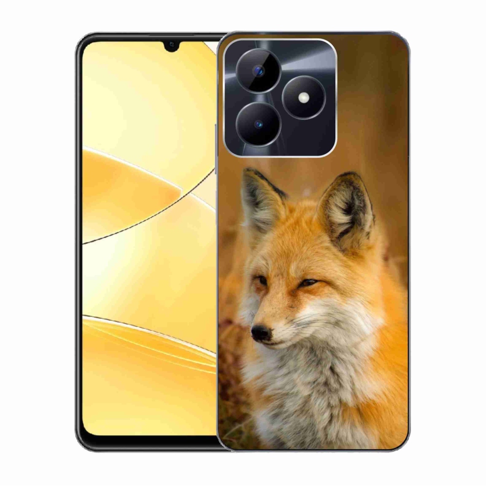 Zselés borító mmCase a Realme C51/C53 készülékhez - róka
