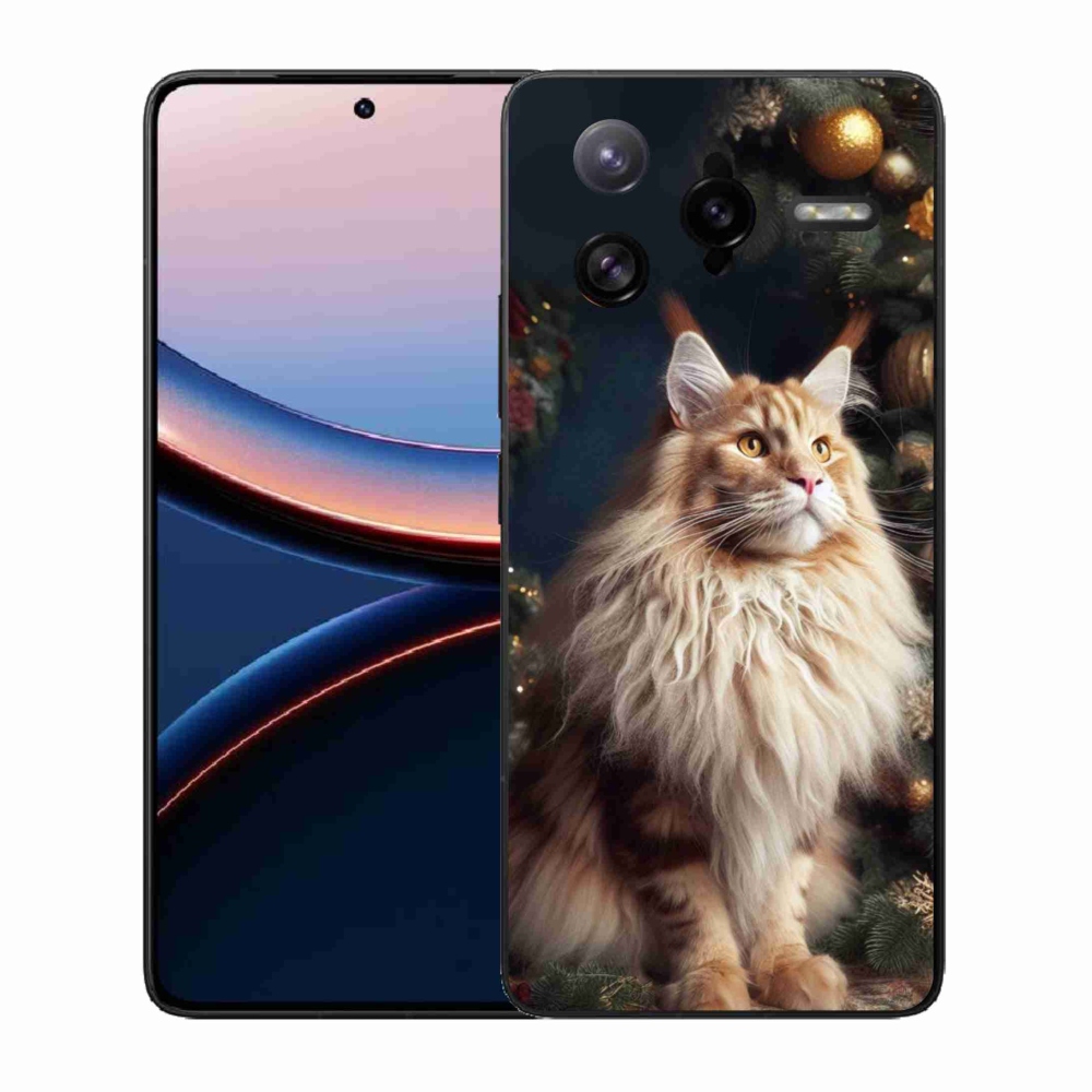 Gél borítás mmCase a Xiaomi Poco F7 Ultra számára - macska a fánál