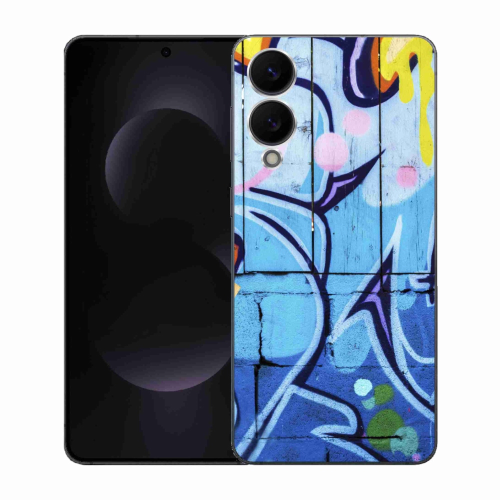 Gél védőhuzat mmCase Samsung Galaxy S25 Edge készülékhez - graffiti