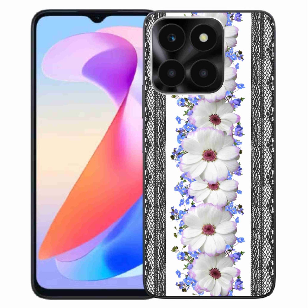 Zselés borítás mmCase a Honor X6a számára - virágok 8