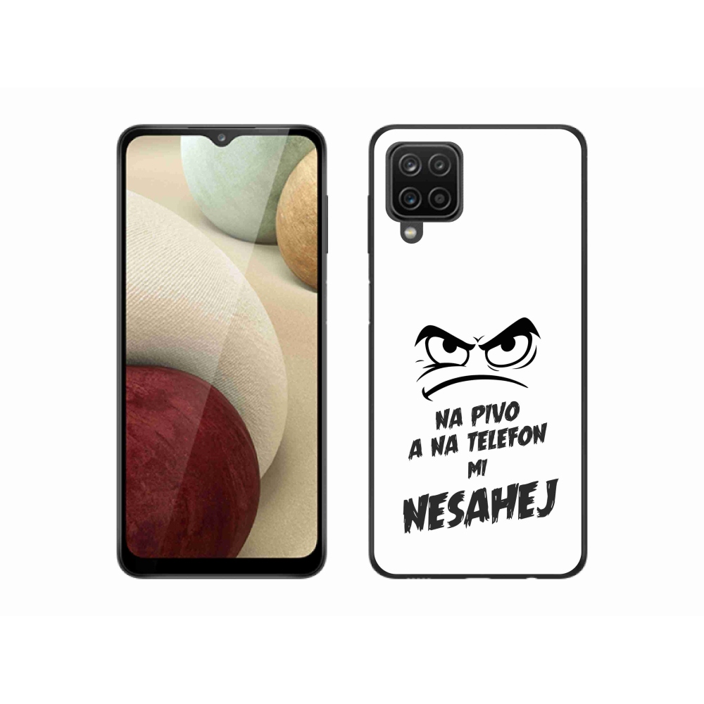 Gél borítás mmCase Samsung Galaxy M12 - sör motívum 2 fehér háttérrel