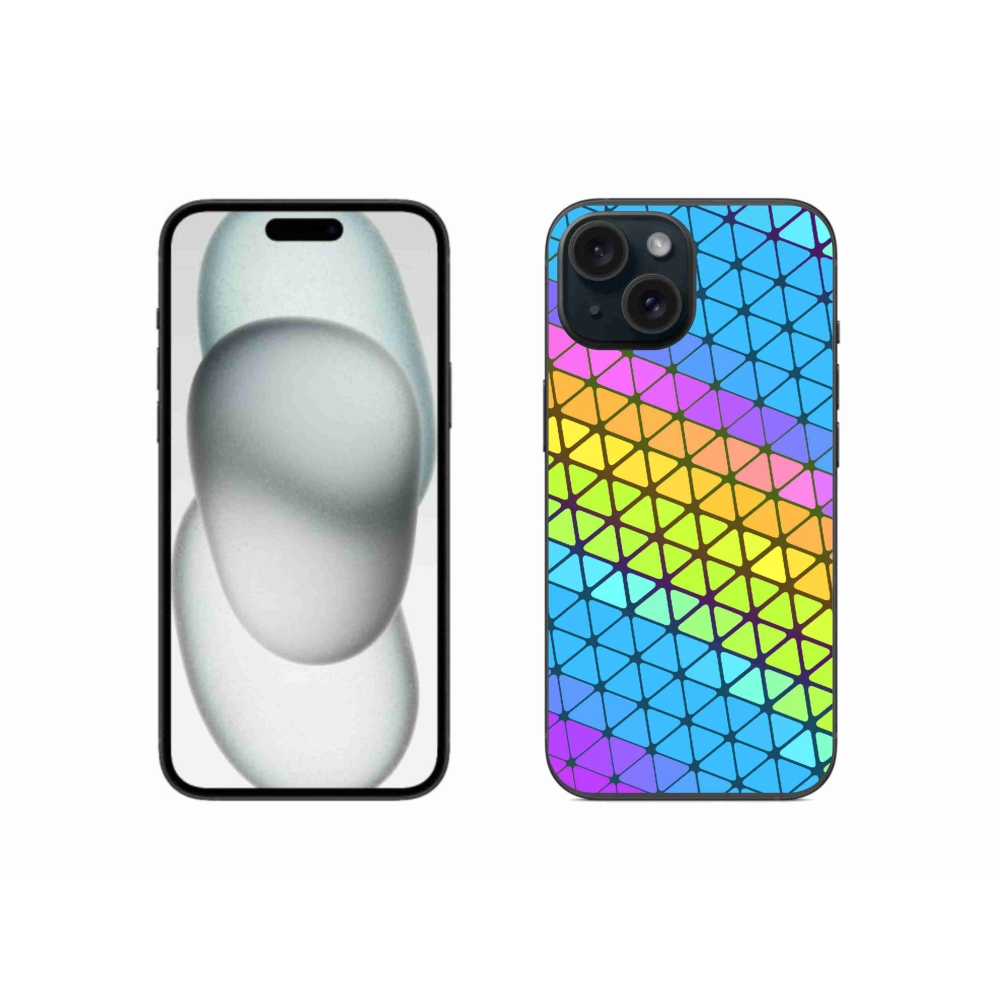 Gél borítás mmCase iPhone 15-hez - absztrakt motívum 16