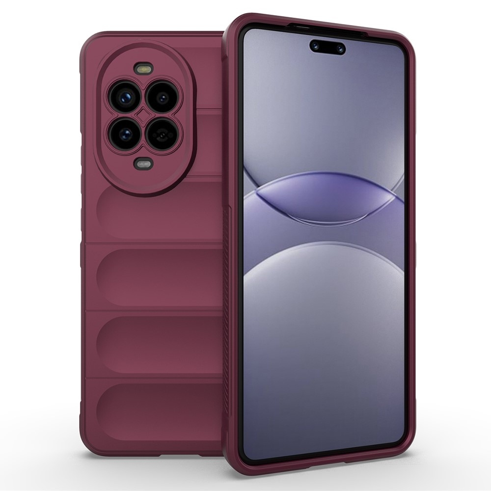 Rugg tartós zselés tok Huawei Nova 13 Pro 5G - bordó színű