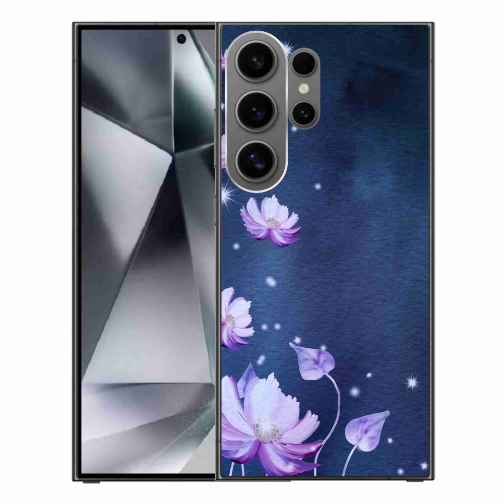 Gél tok mmCase a Samsung Galaxy S24 Ultra készülékhez - hulló virágok