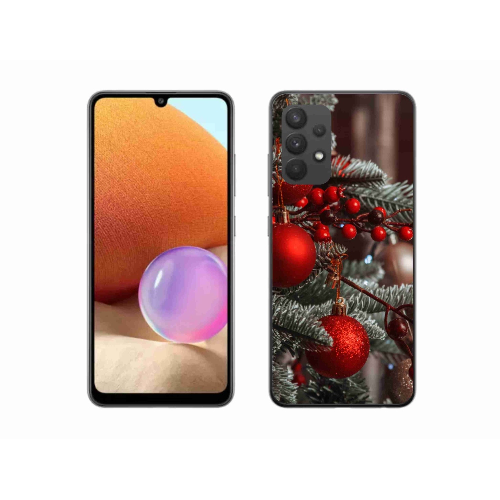 Gél borítás mmCase Samsung Galaxy A32 4G - karácsonyi dekorációk 2