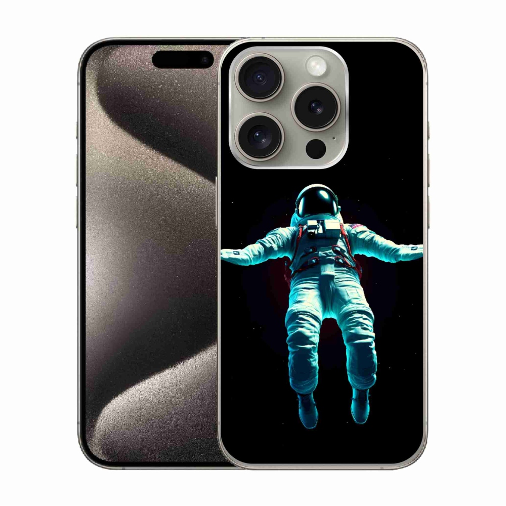 Zselés borítás mmCase iPhone 15 Pro készülékhez - űrhajós