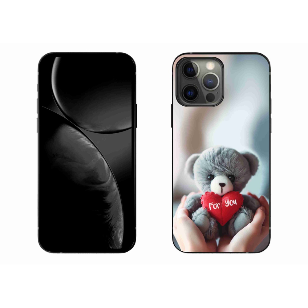 Gél borítás mmCase iPhone 13 Pro Max 6.7 készülékhez - mackó a szerelmesek számára
