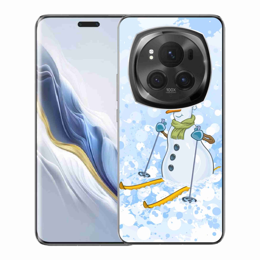 Zselés borítás mmCase a Honor Magic 6 Pro 5G készülékhez - hóember