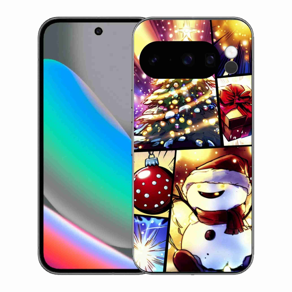 Gél borítás mmCase a Google Pixel 10 Pro számára - karácsonyi motívumok 1