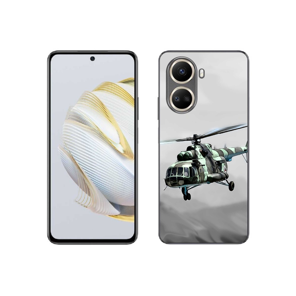 Gél borítás mmCase a Huawei Nova 10 SE-n - katonai helikopter