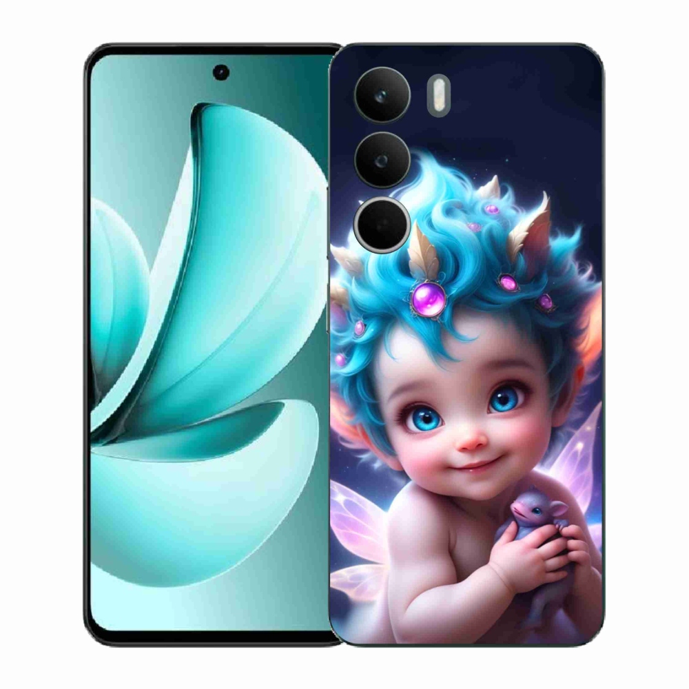 Gél borítás mmCase a Realme C71 készülékhez - baba pillangószárnyakkal
