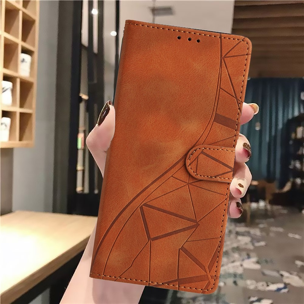 Háromszögek könyvtáska Xiaomi 15T Pro-hoz - barna