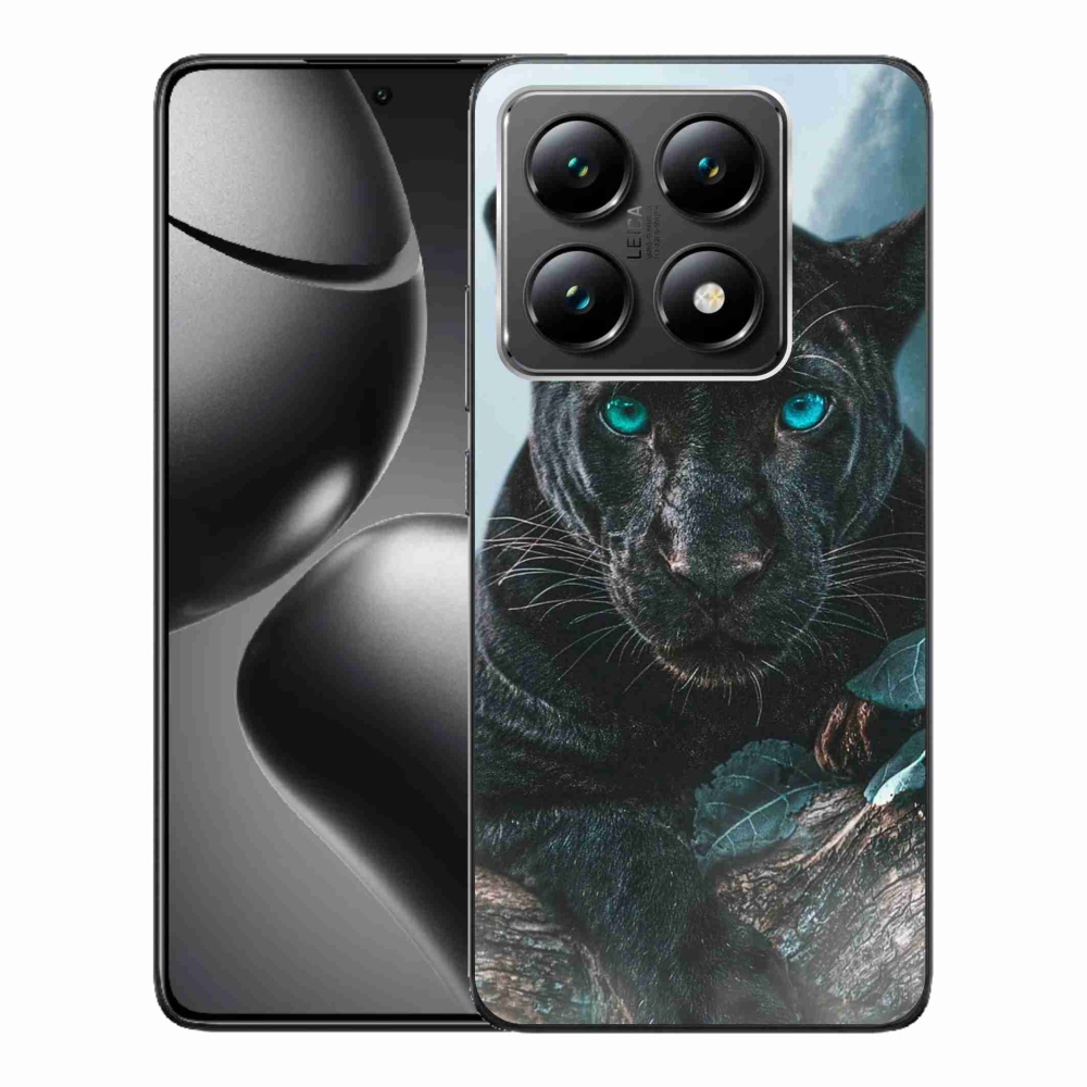 Gél borítás mmCase a Xiaomi 14T-hez - fekete párduc
