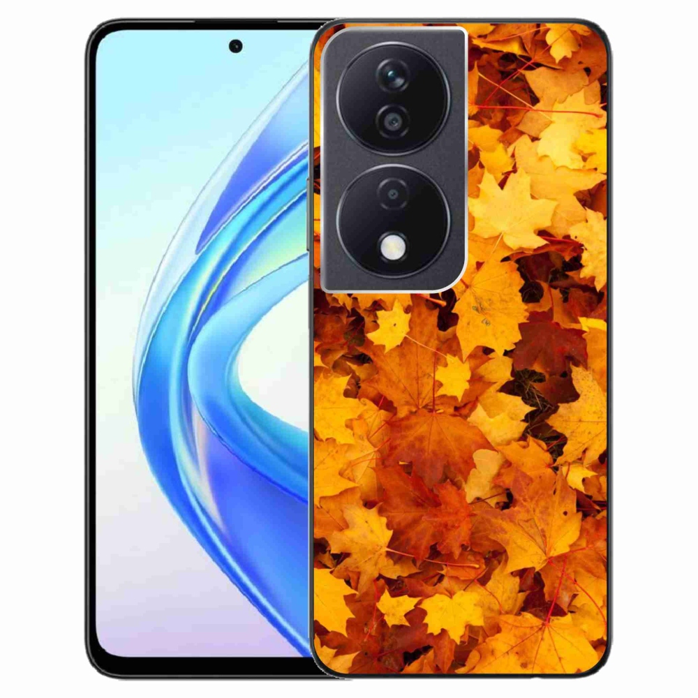 Zselés borítás mmCase a Honor X7b/Honor 90 Smart készülékhez - juharlevelek