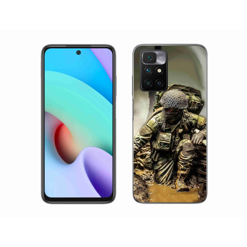 Zselés borítás mmCase a Xiaomi Redmi 10/Redmi 10 (2022) - katona