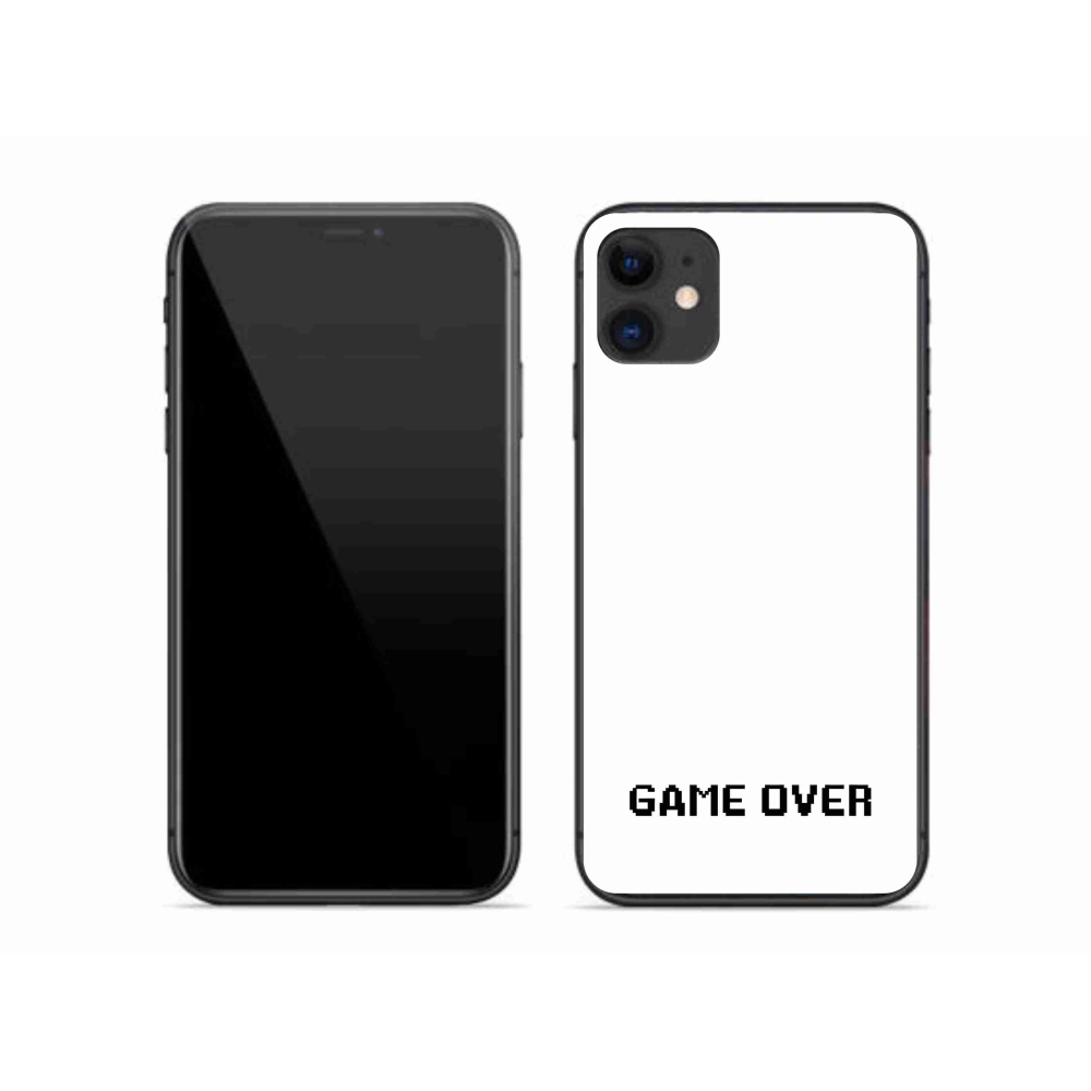 Gél borítás mmCase iPhone 11 készülékhez - játék fehér háttérrel