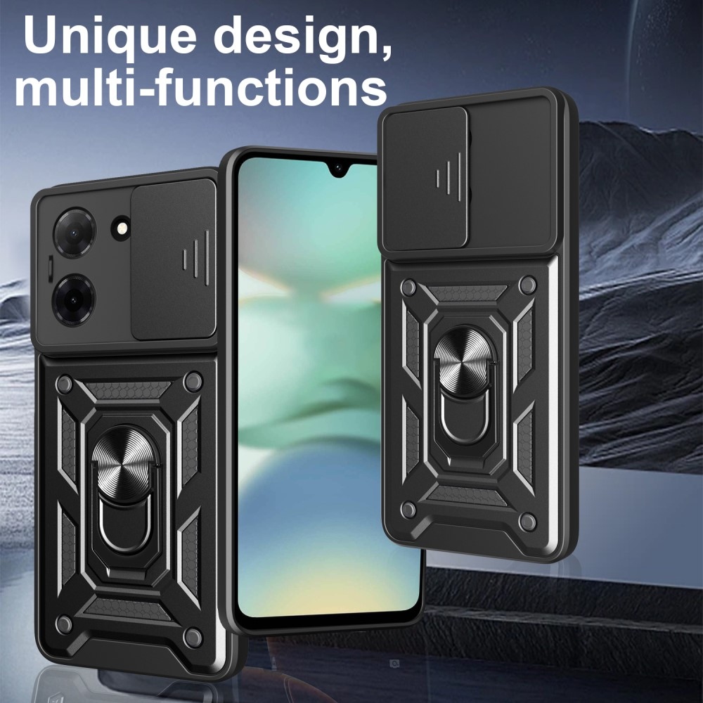 Tartós csúszásbiztos borító Xiaomi Redmi A5 (173.45x79.35x8.45mm) - fekete